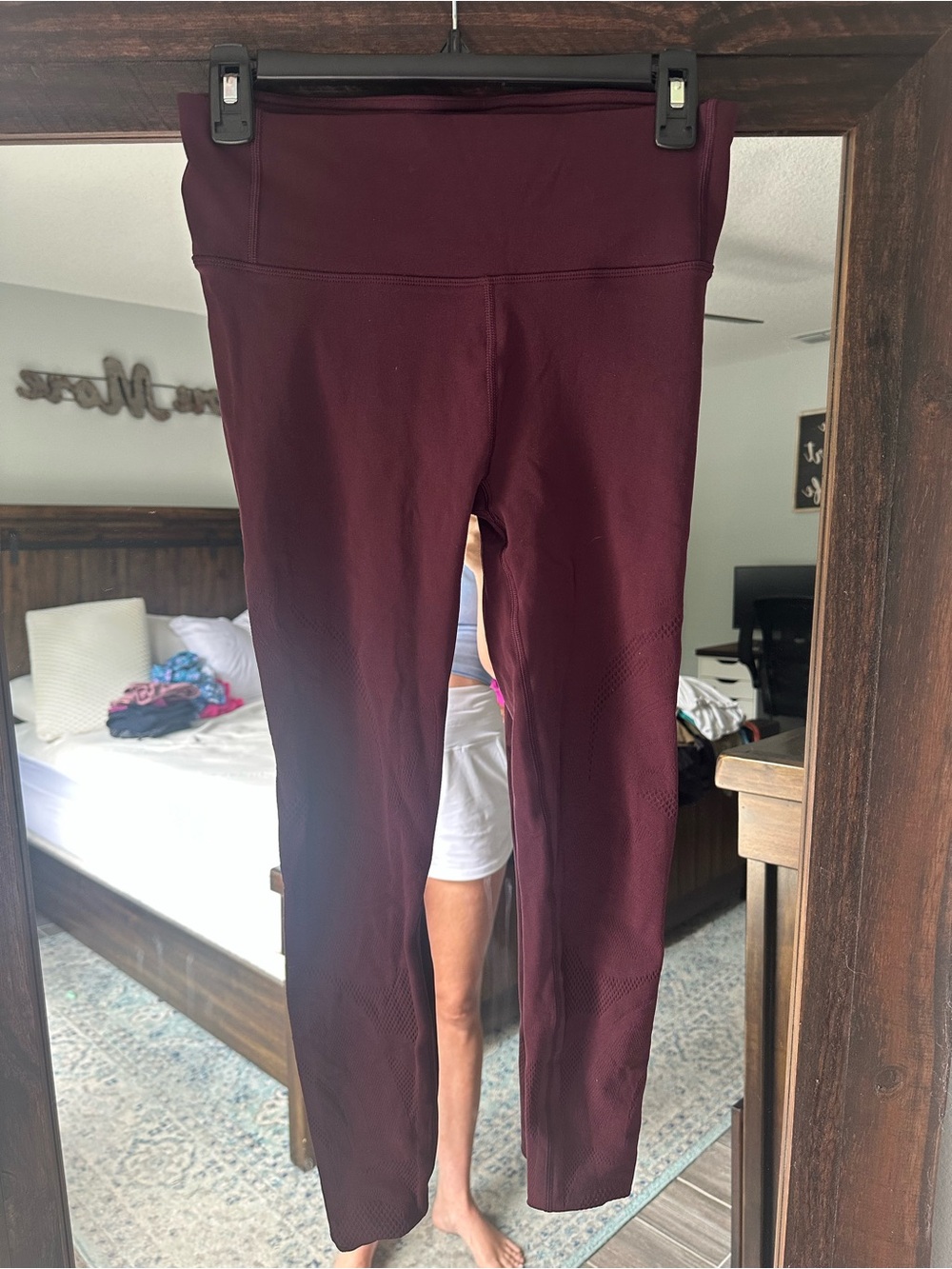 lululemon athletica Burgundy High-Waist Leggings